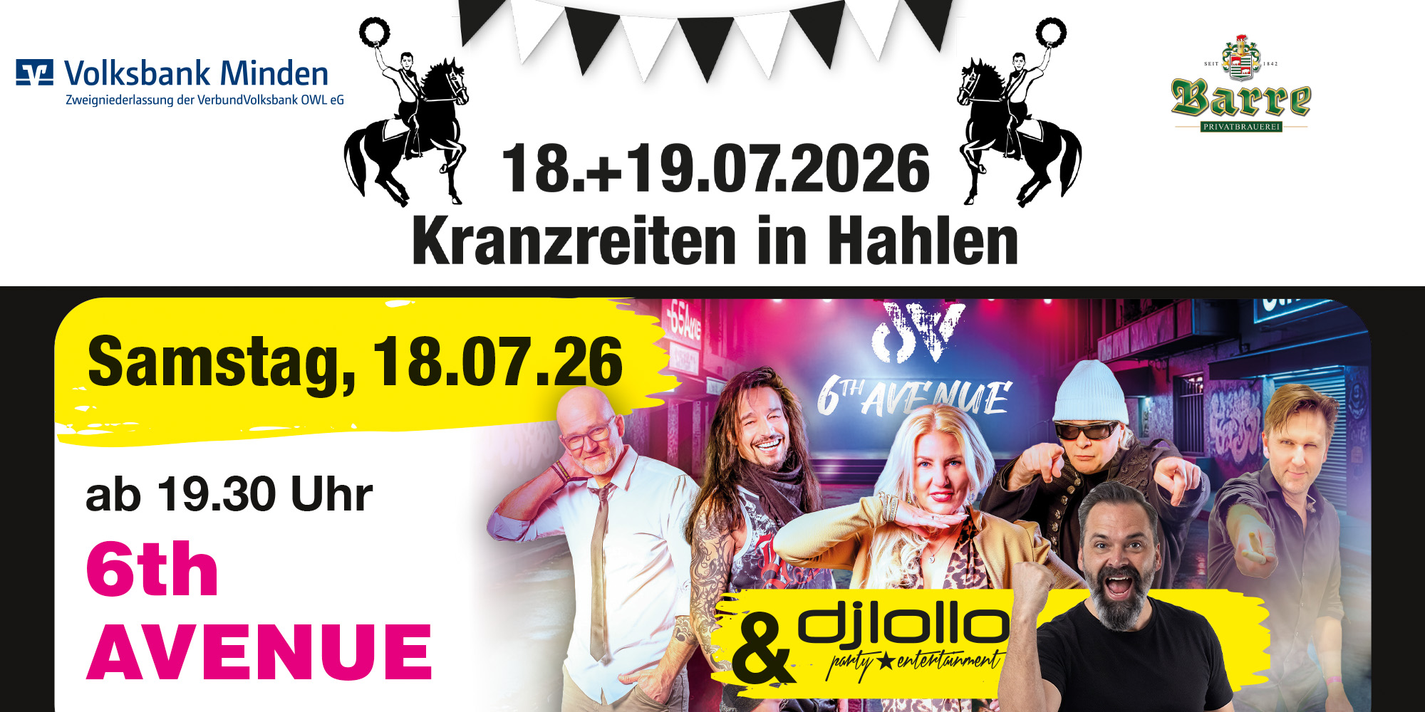 kranzreiten 2026 hahlen dj lollo