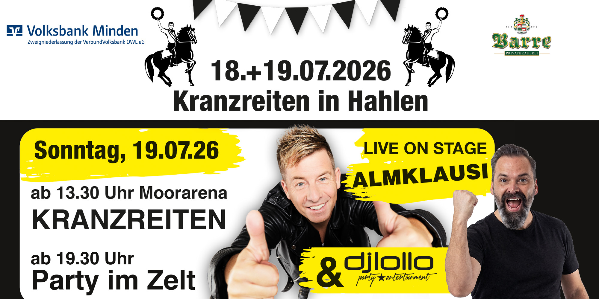 kranzreiten 2026 hahlen almklausi dj lollo